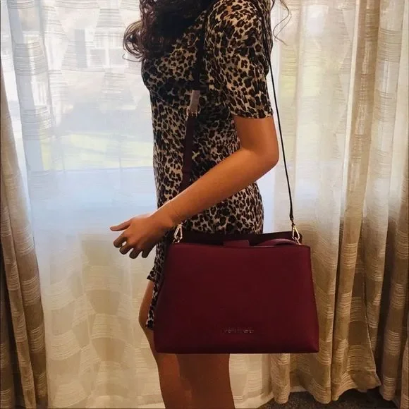 Michael Kors Sofia Satchel in Mulberry - Picture 8 of 8